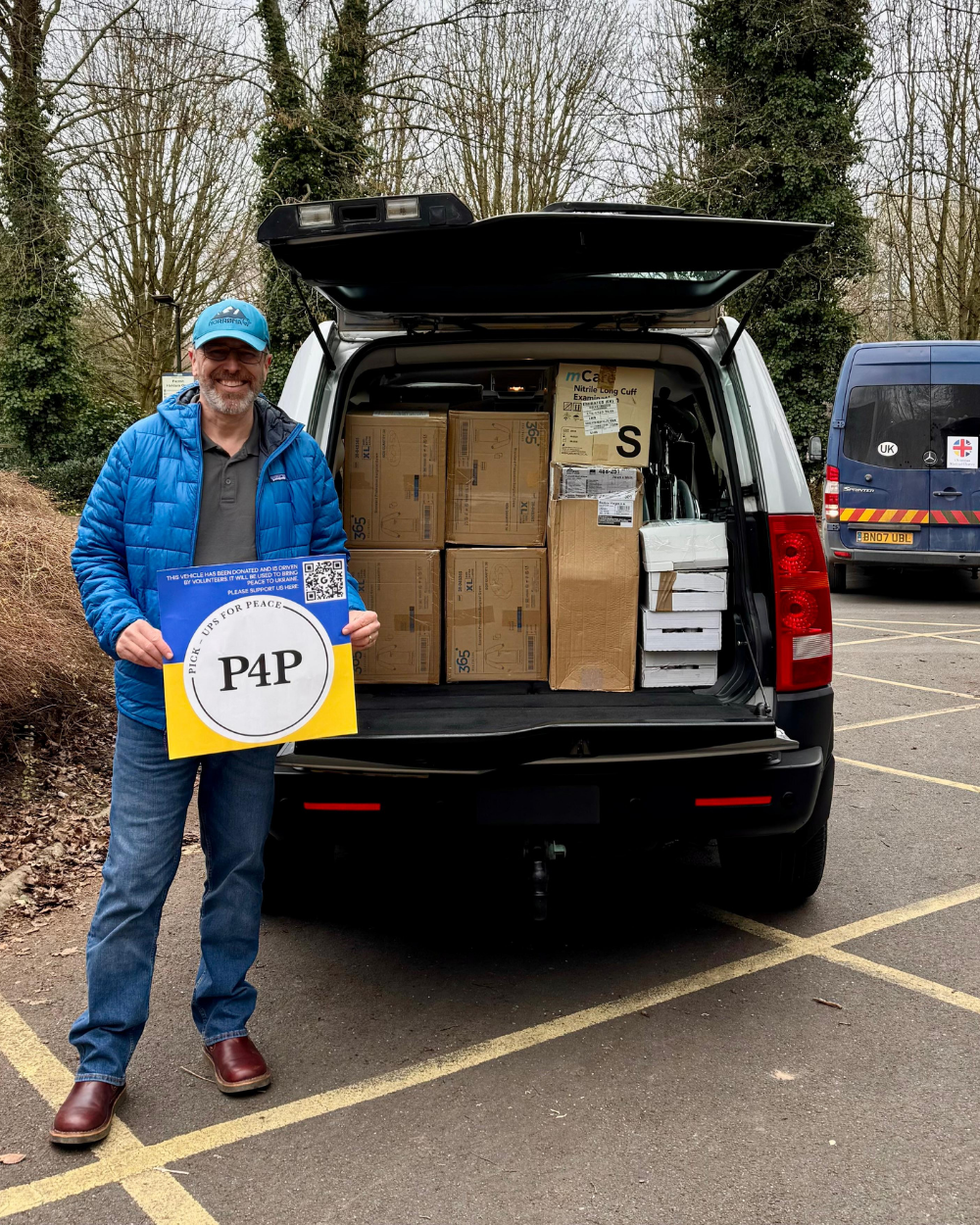 A vehicle packed with practical aid