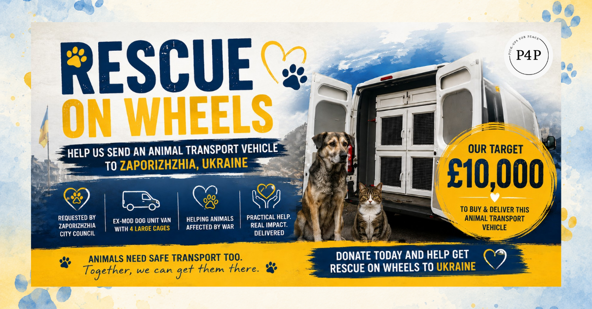Rescue on Wheels campaign banner