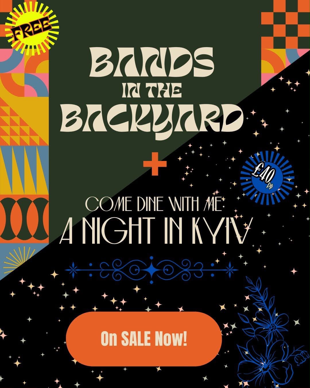 Ukraine Fest 26 - Bands in the Backyard and A Night in Kyiv fundraising event